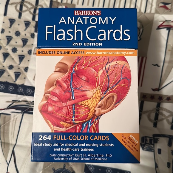 Other Barrons Anatomy Flashcards Poshmark